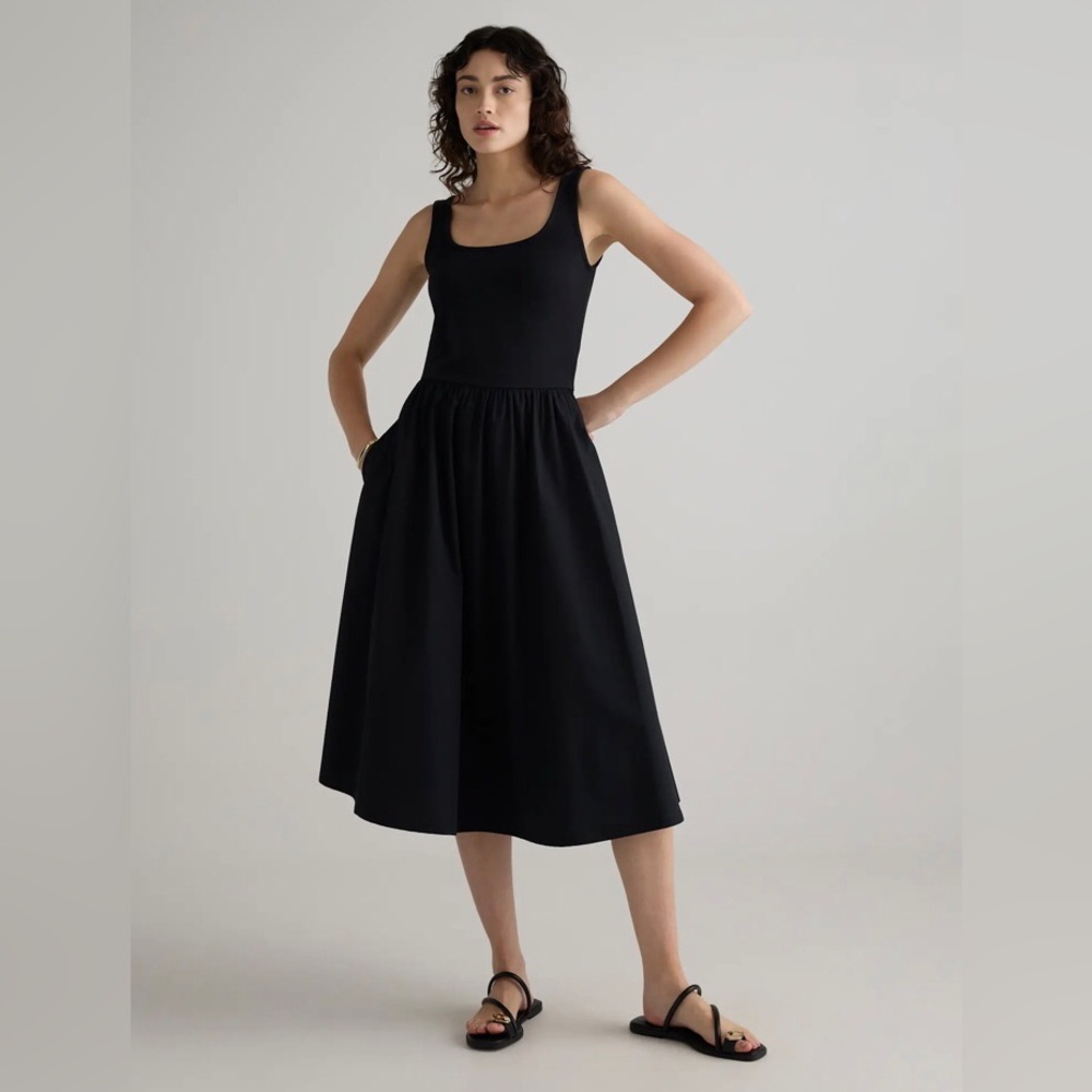 Quince Cotton tank dress